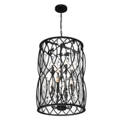 Savoy House 7-2004-8-89 Eight Light Pendant, Matte Black (4)