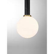 Savoy House 7-2902-1-263 One Light Pendant, Black Marble w/Warm Brass (5)