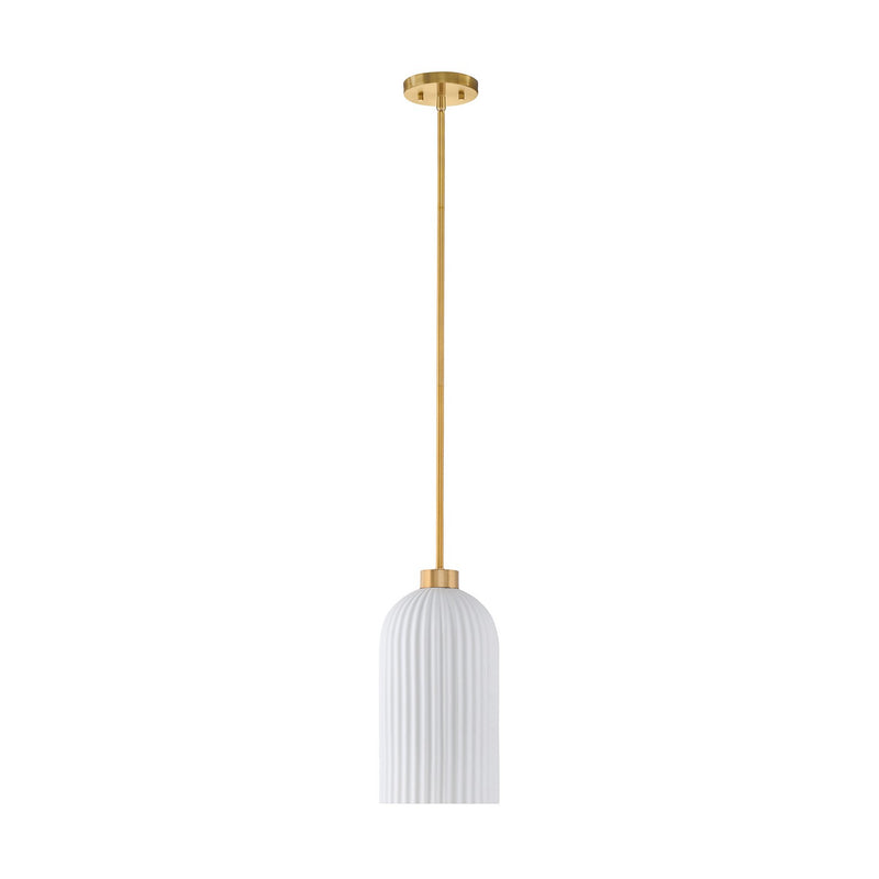 Savoy House 7-3171-1-322 One Light Pendant, Warm Brass (2)