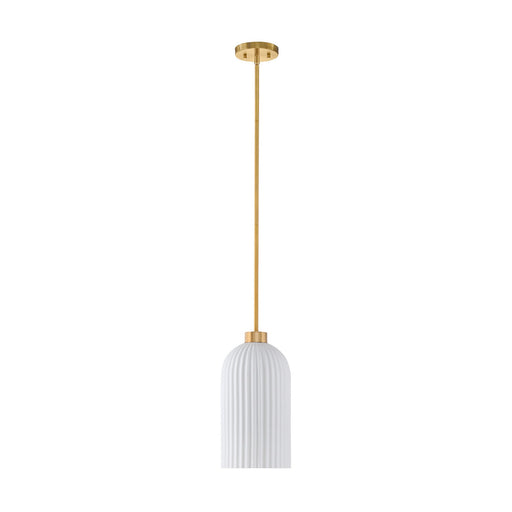 Savoy House 7-3171-1-322 One Light Pendant, Warm Brass (2)