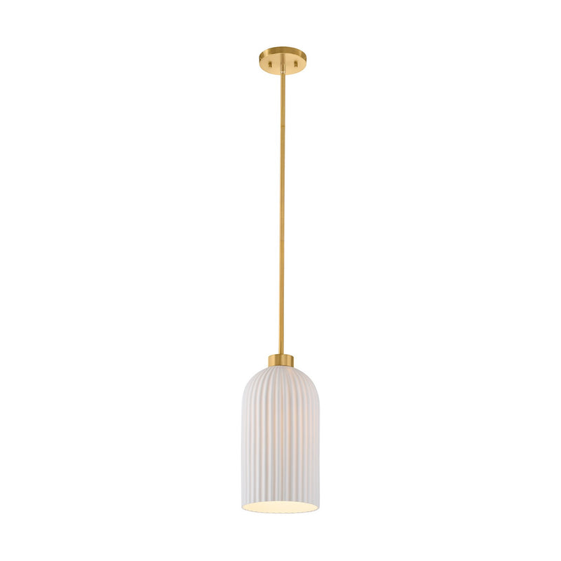 Savoy House 7-3171-1-322 One Light Pendant, Warm Brass (3)