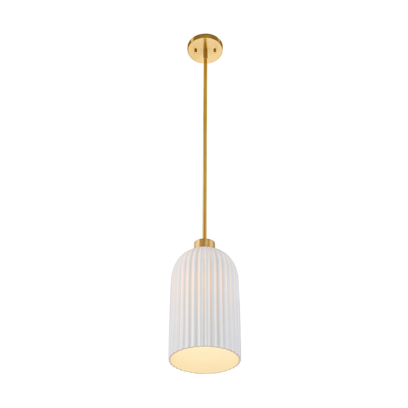 Savoy House 7-3171-1-322 One Light Pendant, Warm Brass (4)