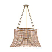 Savoy House 7-6192-4-171 Four Light Outdoor Chandelier, Burnished Brass (2)