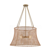 Savoy House 7-6192-4-171 Four Light Outdoor Chandelier, Burnished Brass (3)