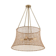 Savoy House 7-6192-4-171 Four Light Outdoor Chandelier, Burnished Brass (5)