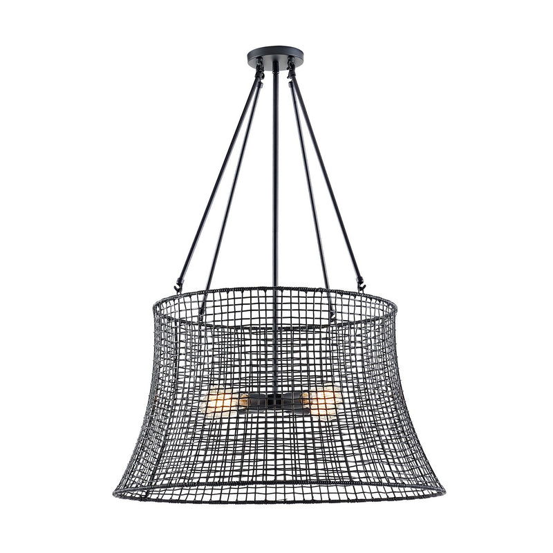 Savoy House 7-6192-4-89 Four Light Outdoor Chandelier, Matte Black (3)