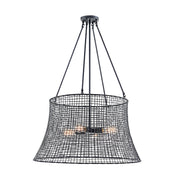 Savoy House 7-6192-4-89 Four Light Outdoor Chandelier, Matte Black (4)