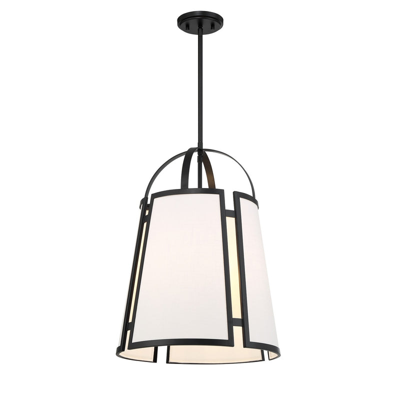 Savoy House 7-6304-4-89 Four Light Pendant, Matte Black (3)