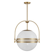 Savoy House 7-6407-3-322 Three Light Pendant, Warm Brass (2)