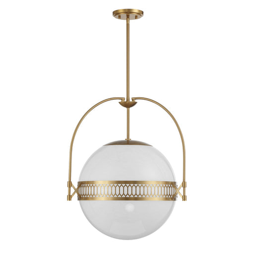 Savoy House 7-6407-3-322 Three Light Pendant, Warm Brass (2)
