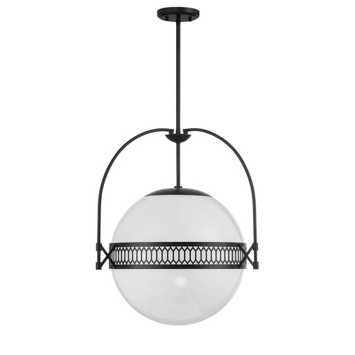 Savoy House 7-6407-3-89 Three Light Pendant, Matte Black (2)