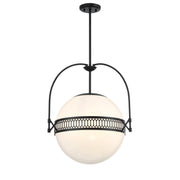Savoy House 7-6407-3-89 Three Light Pendant, Matte Black (3)