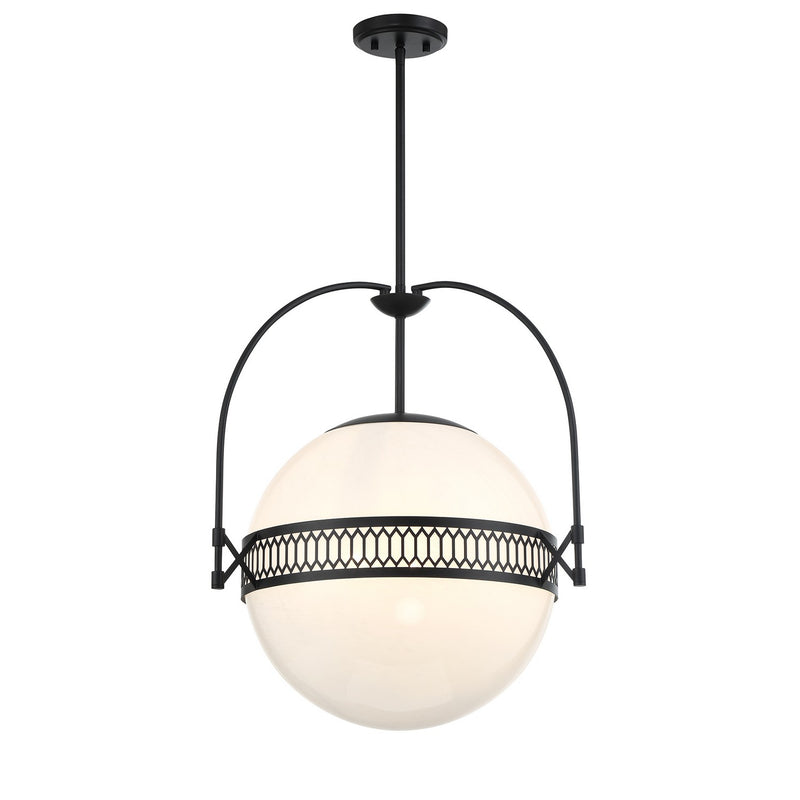 Savoy House 7-6407-3-89 Three Light Pendant, Matte Black (3)