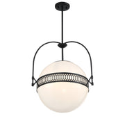 Savoy House 7-6407-3-89 Three Light Pendant, Matte Black (4)