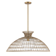 Savoy House 7-6427-1-322 One Light Pendant, Warm Brass (2)