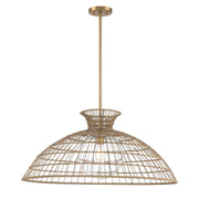 Savoy House 7-6427-1-322 One Light Pendant, Warm Brass (3)