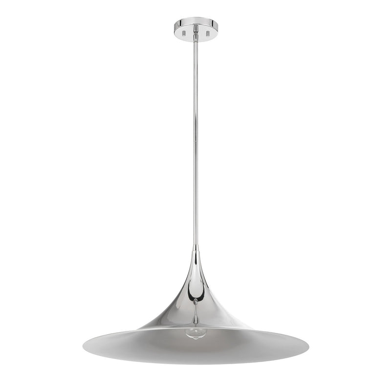 Savoy House 7-7639-1-11 One Light Pendant, Polished Chrome (2)