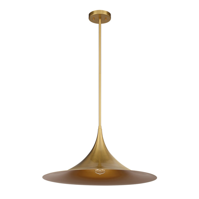 Savoy House 7-7639-1-322 One Light Pendant, Warm Brass (2)