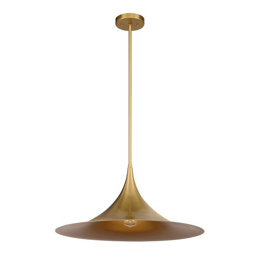 Savoy House 7-7639-1-322 One Light Pendant, Warm Brass (2)