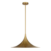 Savoy House 7-7639-1-322 One Light Pendant, Warm Brass (3)