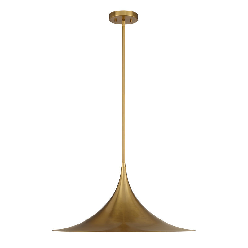 Savoy House 7-7639-1-322 One Light Pendant, Warm Brass (3)