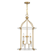 Savoy House 7-7714-4-195 Four Light Pendant, Warm Brass/Chrome (3)