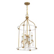 Savoy House 7-7714-4-195 Four Light Pendant, Warm Brass/Chrome (4)