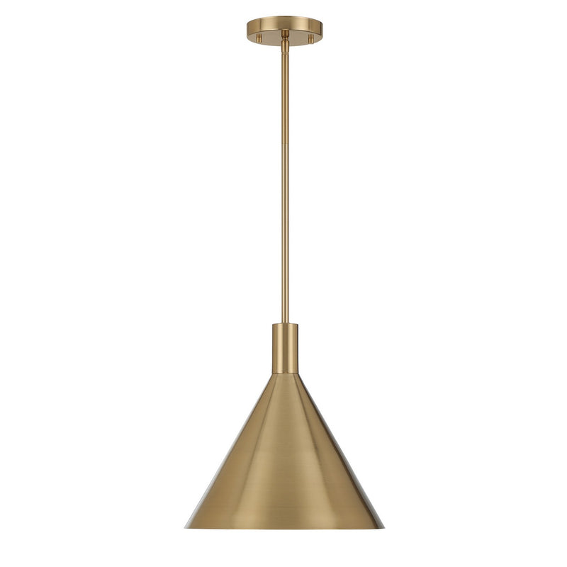 Savoy House 7-8001-1-127 One Light Pendant, Noble Brass (3)