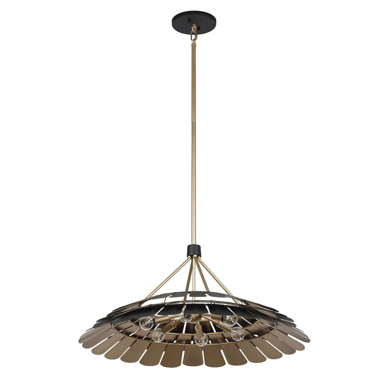 Savoy House 7-9012-6-58 Six Light Pendant, Midnight (3)