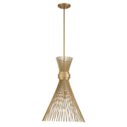 Savoy House 7-9602-1-171 One Light Pendant, Burnished Brass (2)