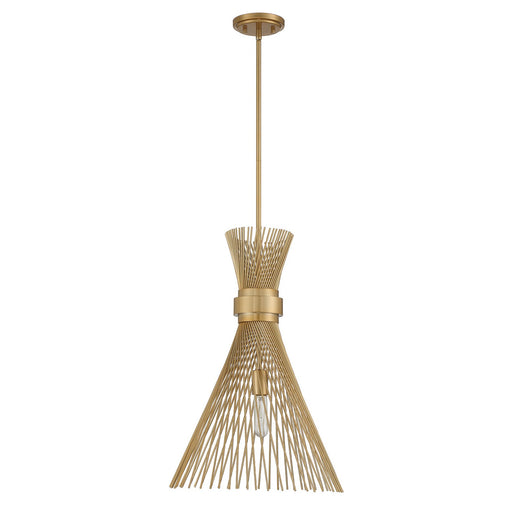 Savoy House 7-9602-1-171 One Light Pendant, Burnished Brass (2)