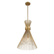 Savoy House 7-9602-1-171 One Light Pendant, Burnished Brass (4)
