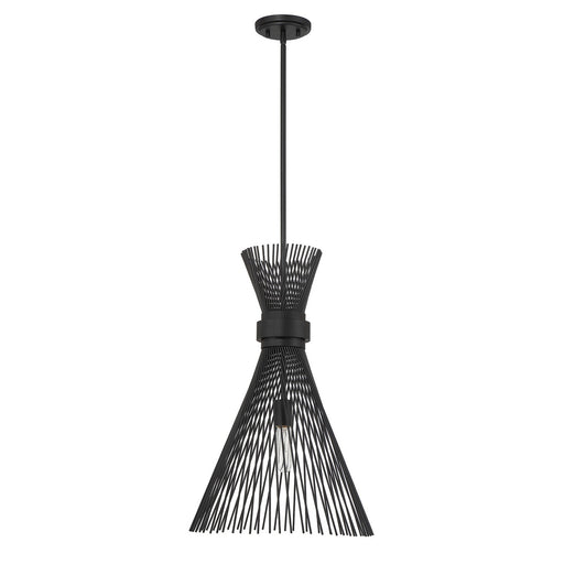 Savoy House 7-9602-1-89 One Light Pendant, Matte Black (2)