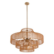 Savoy House 7-9906-8-171 Eight Light Outdoor Chandelier, Burnished Brass (5)
