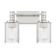 Savoy House 8-1102-2-146 Two Light Bathroom Vanity, Silver/Polished Nickel (2)