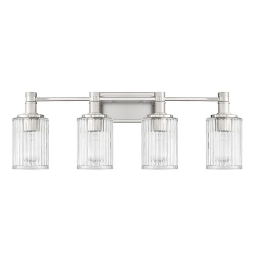 Savoy House 8-1102-4-146 Four Light Bathroom Vanity, Silver/Polished Nickel (2)