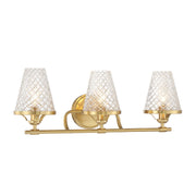 Savoy House 8-3596-3-322 Three Light Bathroom Vanity, Warm Brass (3)