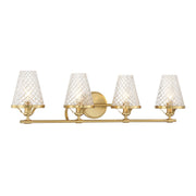 Savoy House 8-3596-4-322 Four Light Bathroom Vanity, Warm Brass (3)