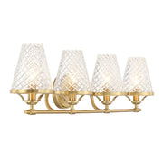 Savoy House 8-3596-4-322 Four Light Bathroom Vanity, Warm Brass (4)