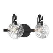 Savoy House 8-3981-2-BK Two Light Bathroom Vanity, Matte Black (3)