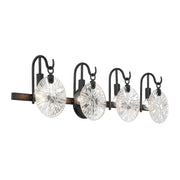 Savoy House 8-3981-4-BK Four Light Bathroom Vanity, Matte Black (4)