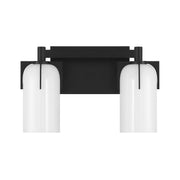Savoy House 8-4128-2-BK Two Light Bathroom Vanity, Matte Black (2)
