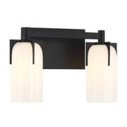 Savoy House 8-4128-2-BK Two Light Bathroom Vanity, Matte Black (3)