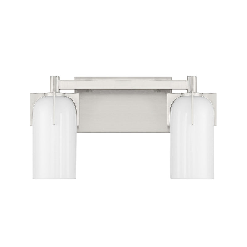 Savoy House 8-4128-2-SN Two Light Bathroom Vanity, Satin Nickel (2)