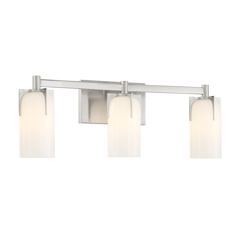 Savoy House 8-4128-3-SN Three Light Bathroom Vanity, Satin Nickel (3)