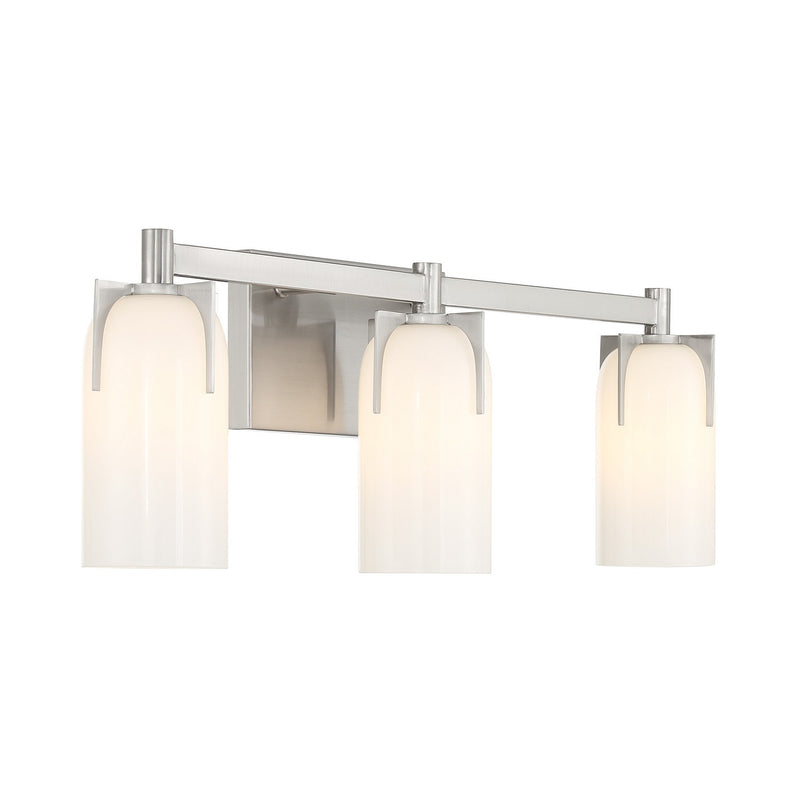 Savoy House 8-4128-3-SN Three Light Bathroom Vanity, Satin Nickel (4)