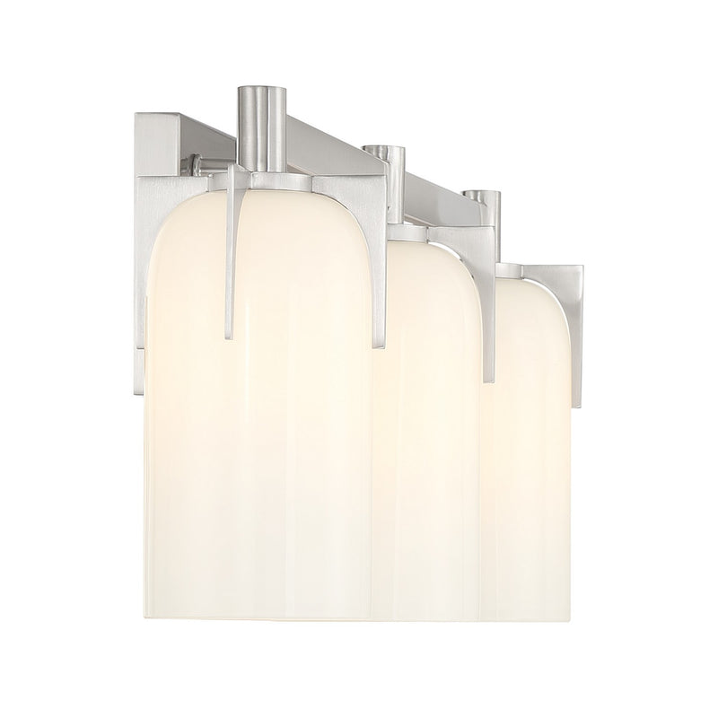Savoy House 8-4128-3-SN Three Light Bathroom Vanity, Satin Nickel (5)