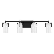 Savoy House 8-4128-4-BK Four Light Bathroom Vanity, Matte Black (2)