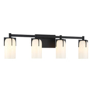 Savoy House 8-4128-4-BK Four Light Bathroom Vanity, Matte Black (3)