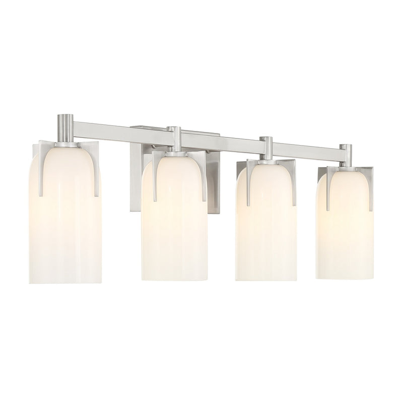 Savoy House 8-4128-4-SN Four Light Bathroom Vanity, Satin Nickel (4)